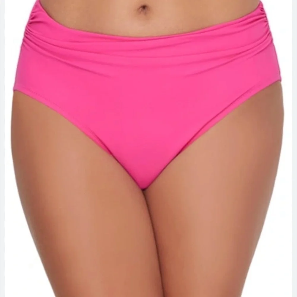 Profile By Gottex Fuchsia Bikini Bottom  size 10 NWT